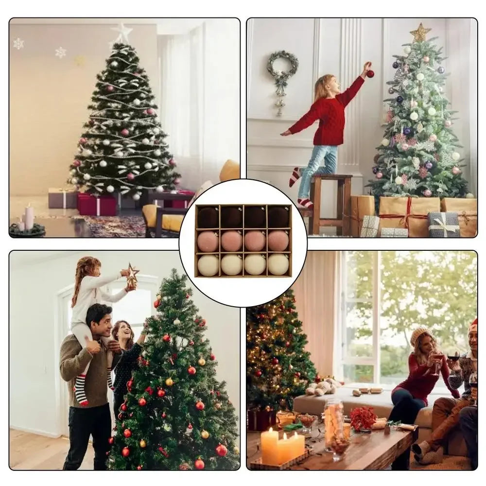 Weihnachtskugeln – Samtige Eleganz