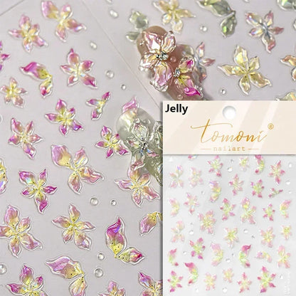 Nail Sticker – Blumen & Kirschblüten