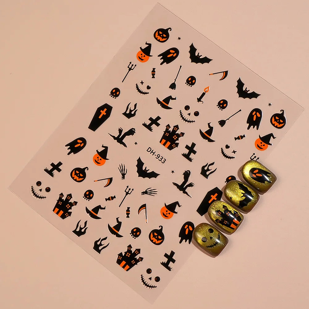 Halloween Nail Sticker – Dark Edition