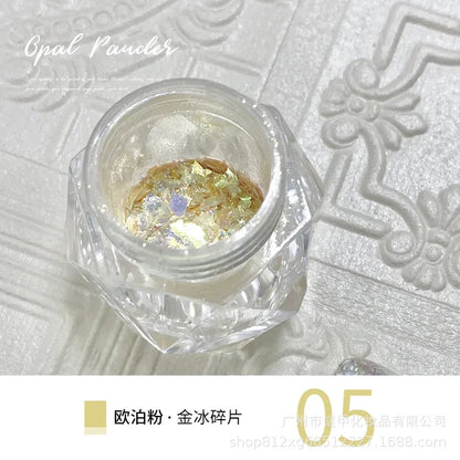 Nail Glitter – Schimmernde Wolken