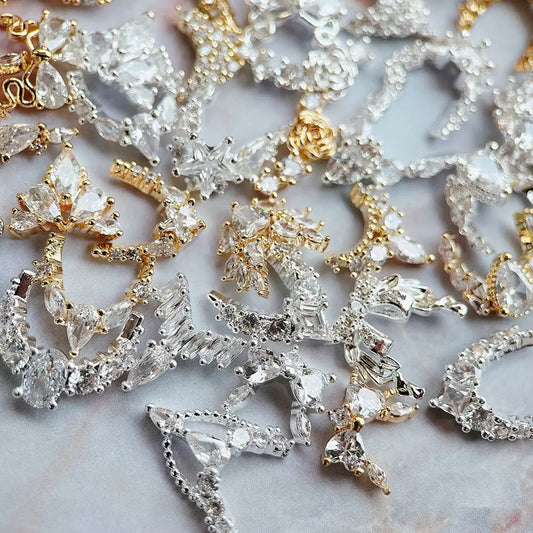 Nail Charms – eleganter Kristall-Look