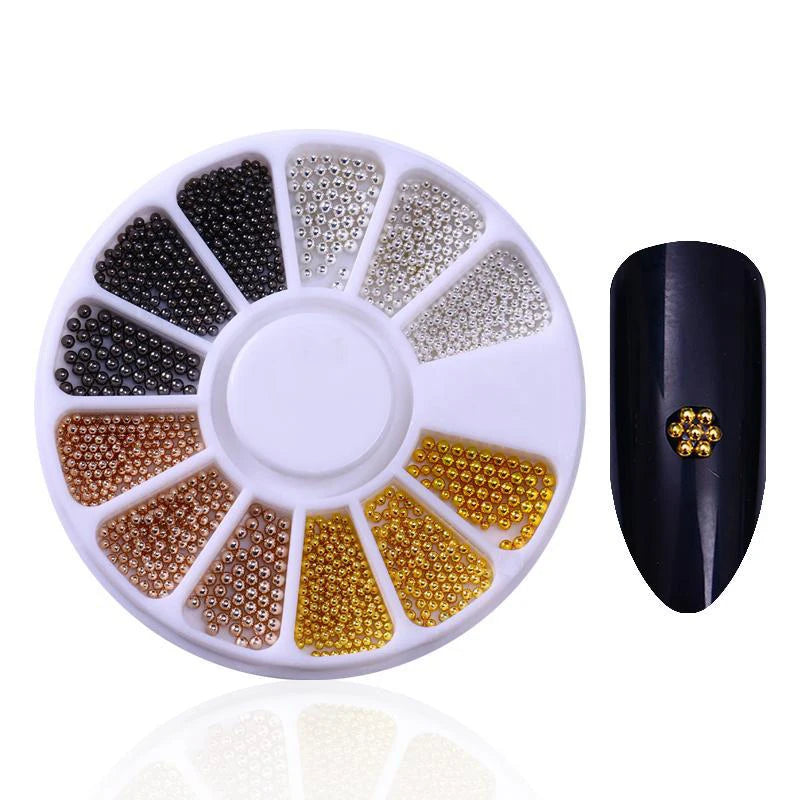 Nail Rhinestone Box – Bunte Kristalle - sunny.side-Productions