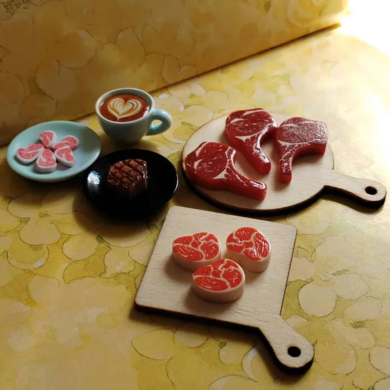 Miniatur Steak – Wichtelwelten Food Set