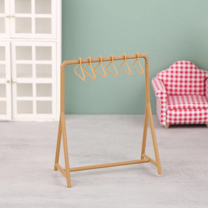 Miniatur Kleiderständer – Wichtel Möbel Zubehör