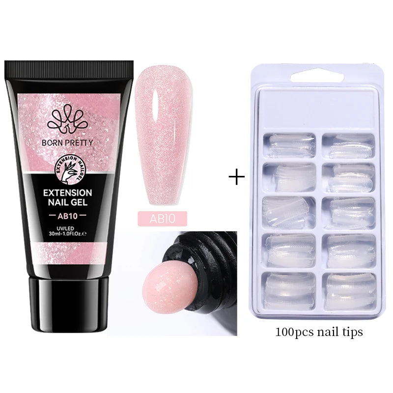 Poly-Gel Set – flexible Nagelverlängerung