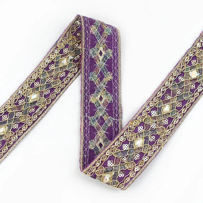 Brokat-Stickband – edles Highlight