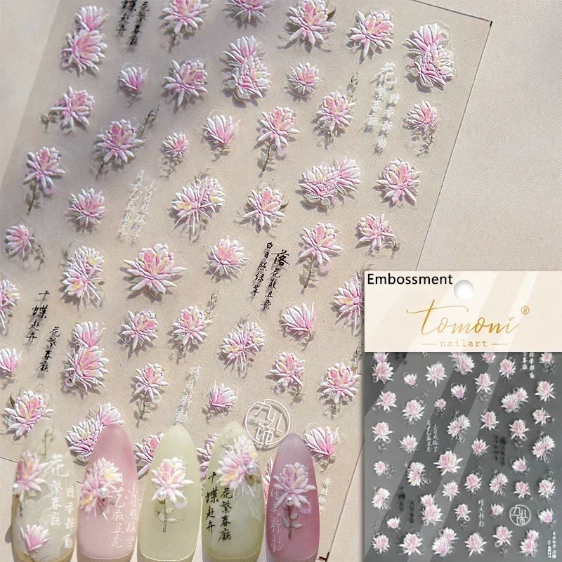 Nail Sticker – Blumen & Kirschblüten