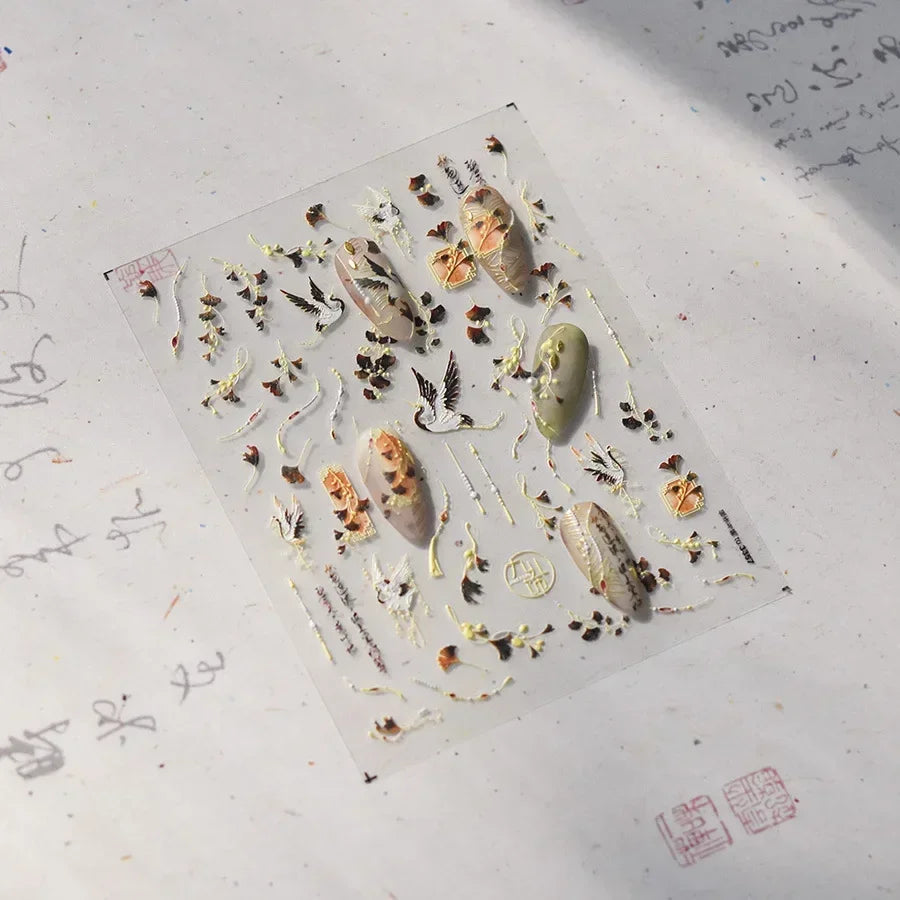 Magische Flügel – 5D Nail Sticker