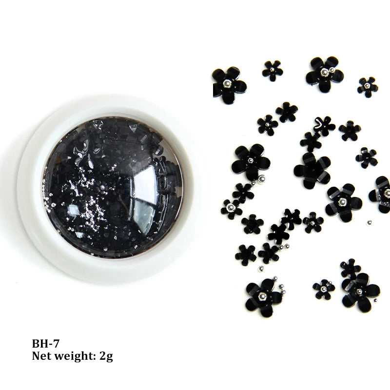 Acryl-Blumen Nail Art