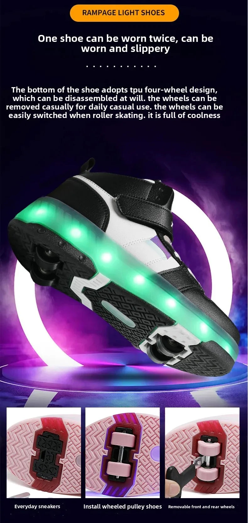 LED-Rollschuhe – Style trifft Funktion