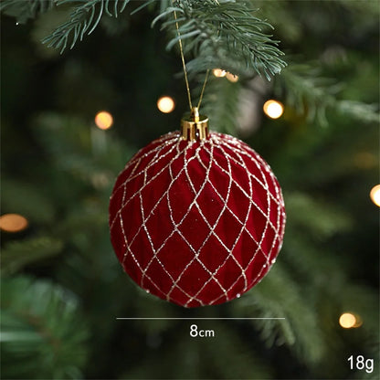 Weihnachtskugel – Samtige Eleganz