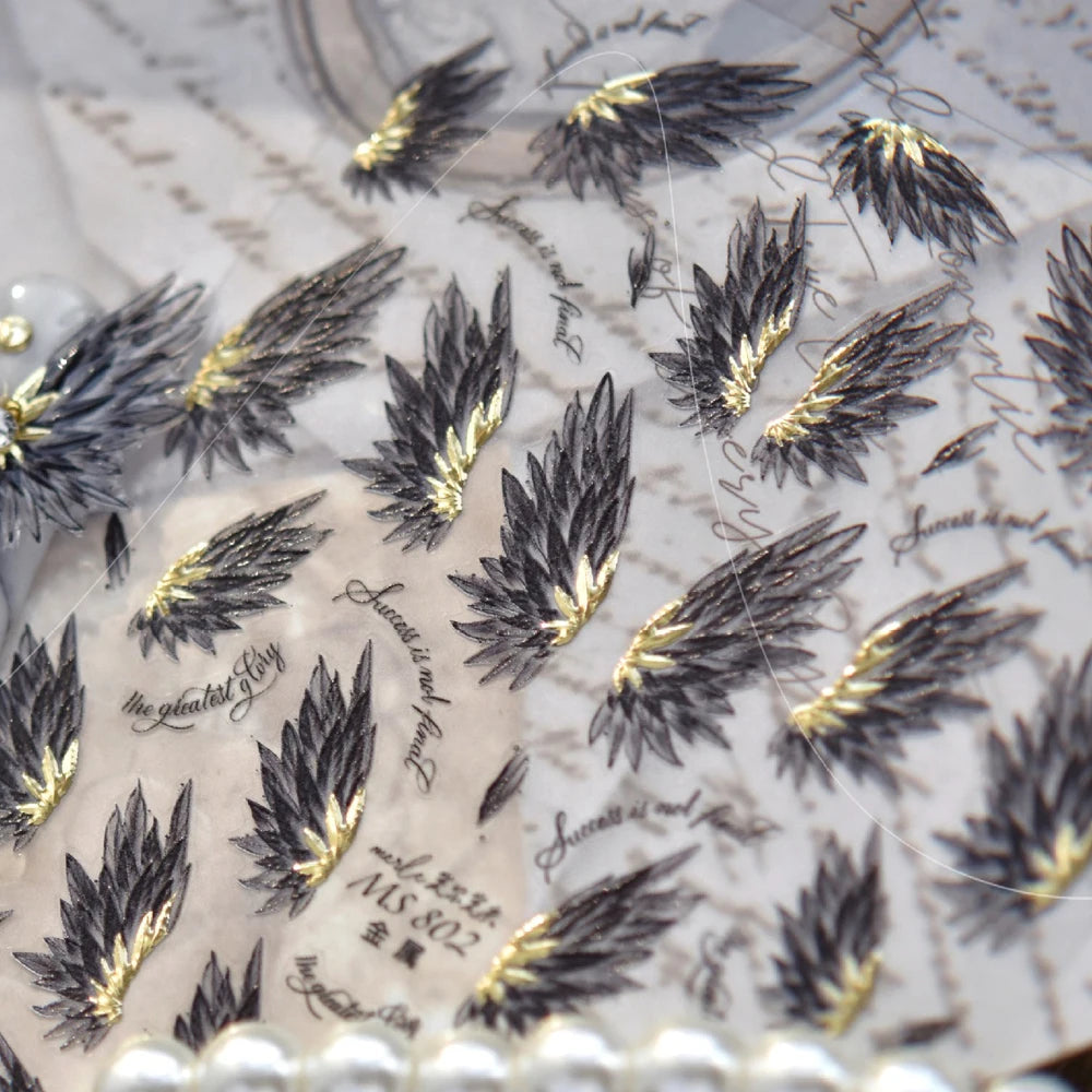 Magische Flügel – 5D Nail Sticker