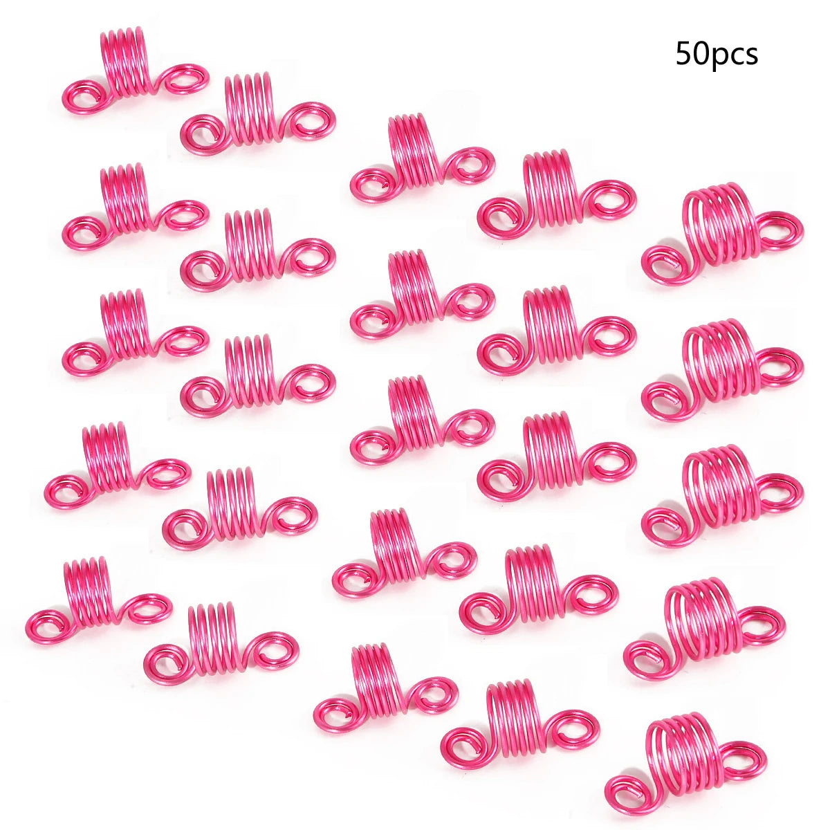 Festival-Haarschmuck – Dread-Perlen & Spiralen