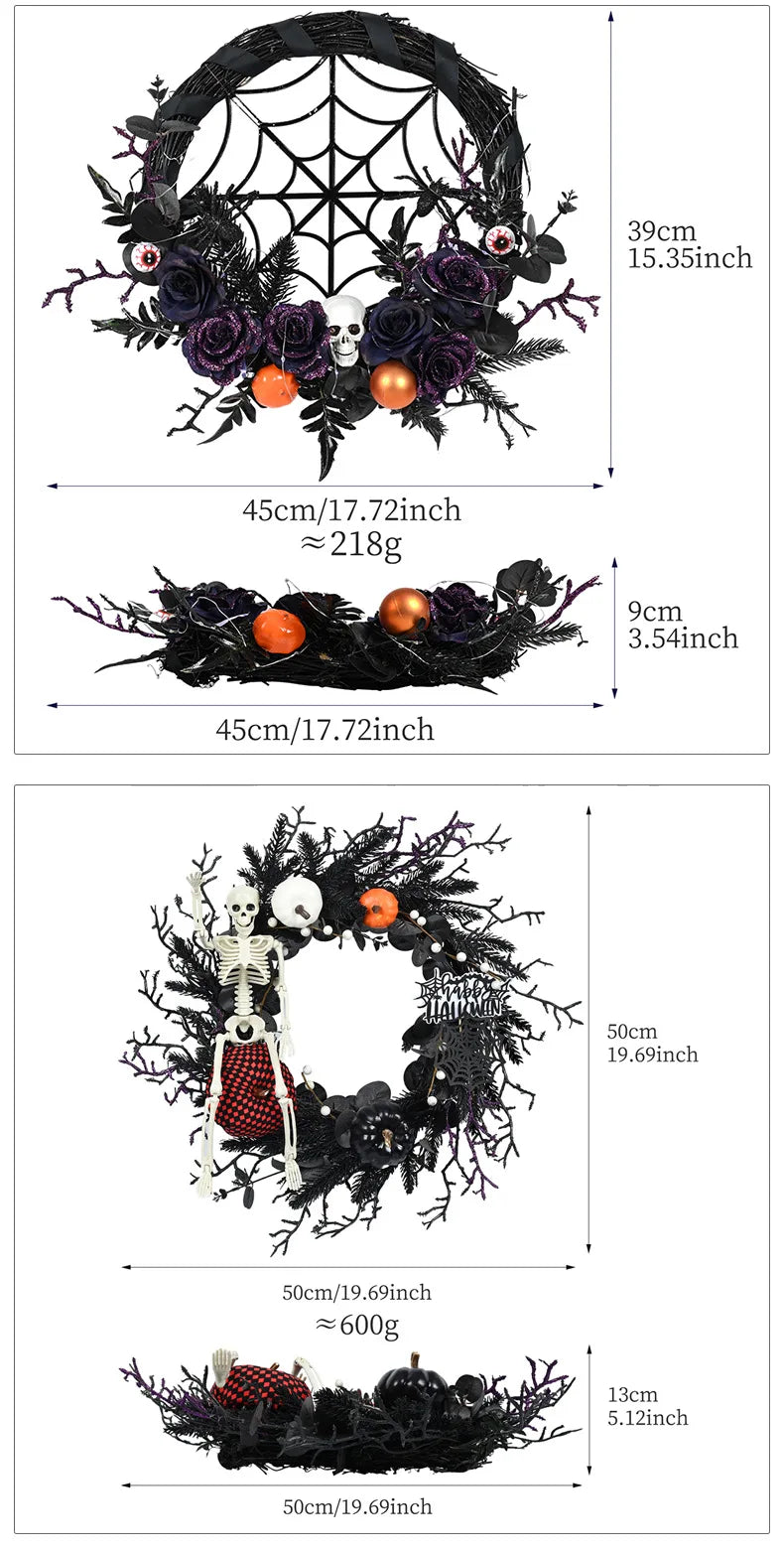 Kranz – Schaurige Türdeko