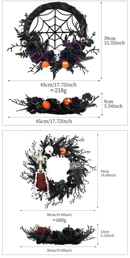 Kranz – Schaurige Türdeko