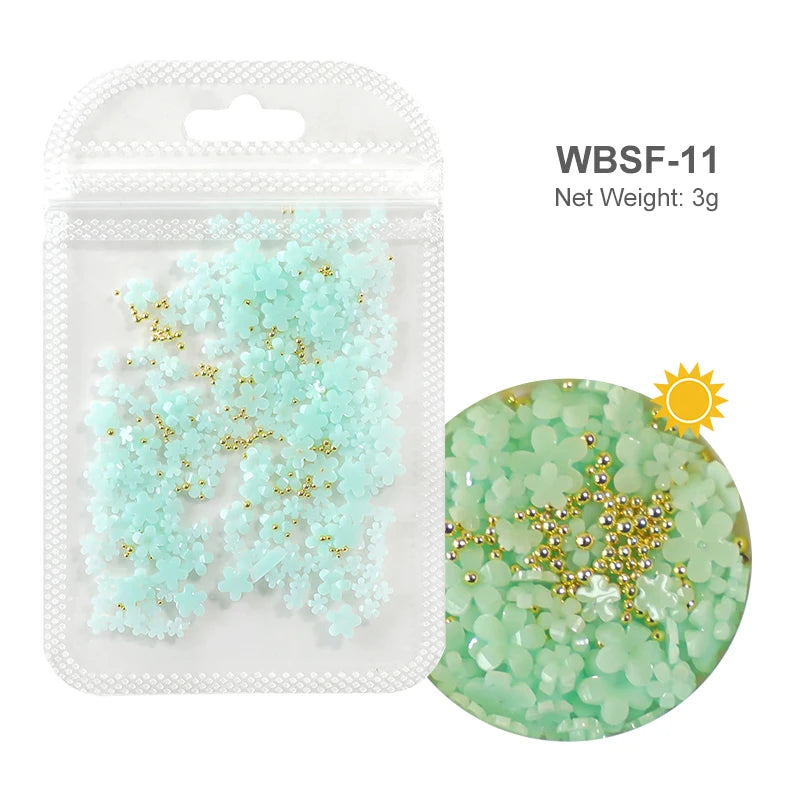 Acryl-Blumen Nail Art - sunny.side-Productions
