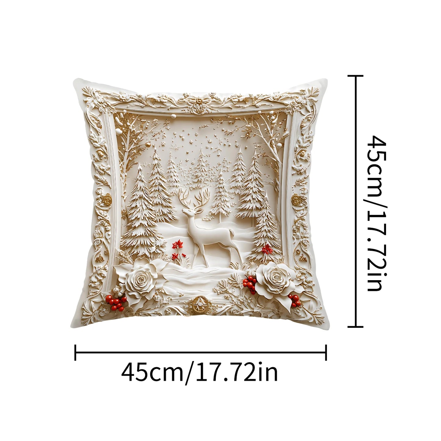 Weihnachts Kissenbezüge – Edle Winter Motive