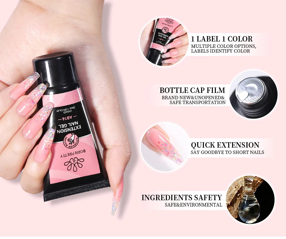 Poly-Gel Set – flexible Nagelverlängerung