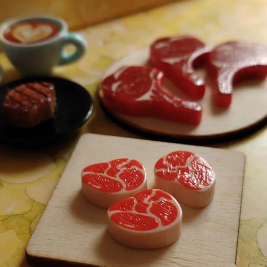 Miniatur Steak – Wichtelwelten Food Set