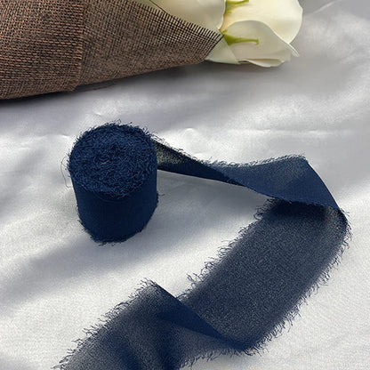 Chiffonband – Elegante Weihnachtsdeko