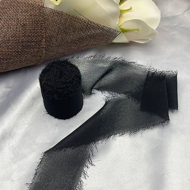 Chiffonband – Elegante Weihnachtsdeko