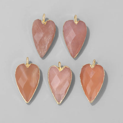 Herzanhänger aus Rosenquarz – zauberhaftes Schmuckstück - sunny.side-Productions