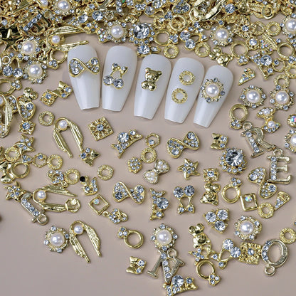 Luxus Nail Charms – Gold & Silber