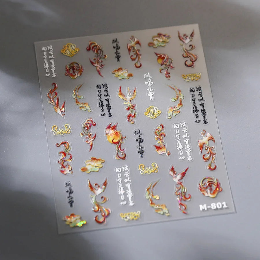 Magische Flügel – 5D Nail Sticker