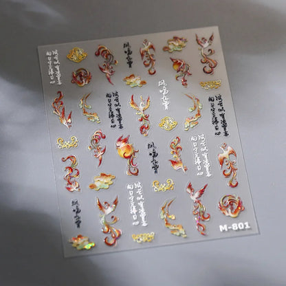 Magische Flügel – 5D Nail Sticker