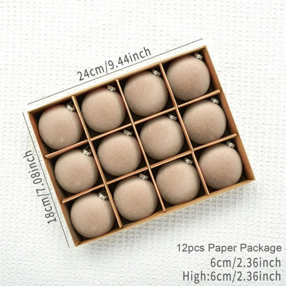 Weihnachtskugeln – Samtige Eleganz