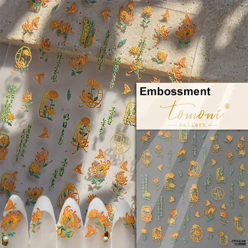 Nail Sticker – Blumen & Kirschblüten