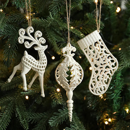 Weihnachtsanhänger – Filigrane Ornamente