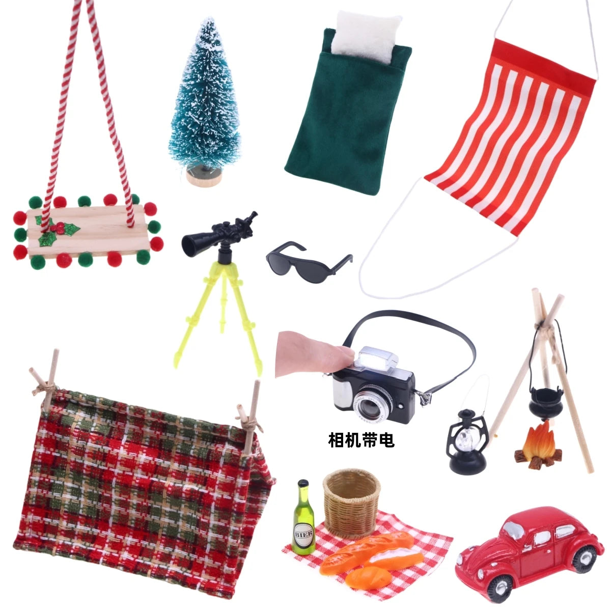 Miniatur Weihnachts-Set – Wichtelhaus Zubehör