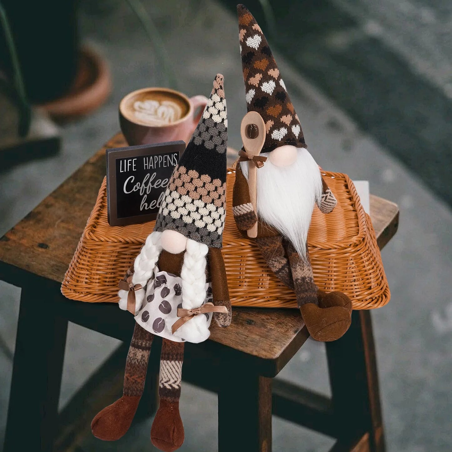 Weihnachtswichtel – Trendige Strickdeko