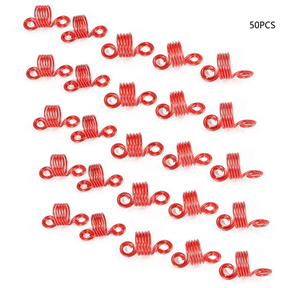 Festival-Haarschmuck – Dread-Perlen & Spiralen