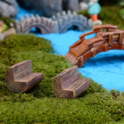 Wichtel Holzbänke – kleiner Ruheplatz