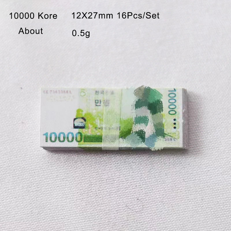 Miniatur Spielgeld – Euro & US Dollar