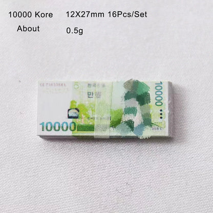 Miniatur Spielgeld – Euro & US Dollar