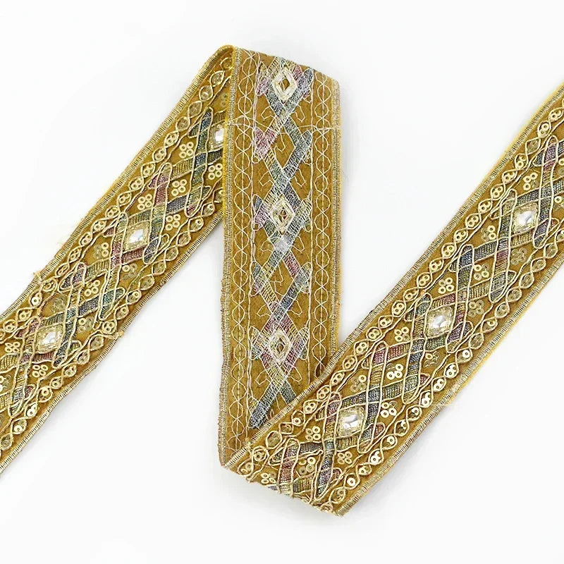 Brokat-Stickband – edles Highlight