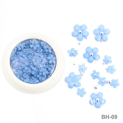 Acryl-Blumen Nail Art