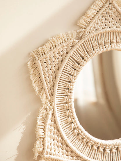 Boho-Makramee-Spiegel – Natürlichkeit trifft Sti