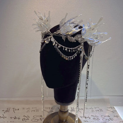 Elegante Kristall-Haarkrone