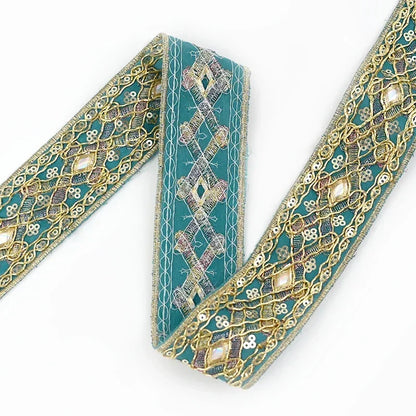 Brokat-Stickband – edles Highlight