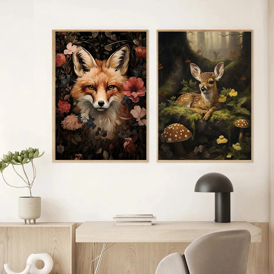 Wandkunst– Tierisch stilvoll - sunny.side-Productions