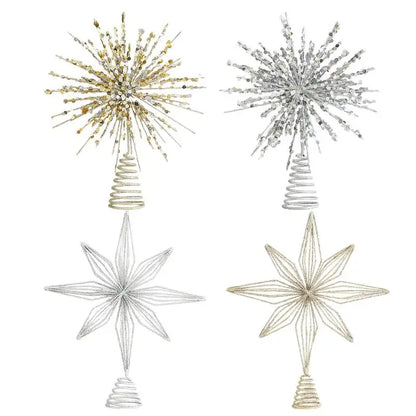 Weihnachtsbaumspitze – Stern Design
