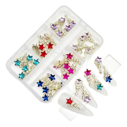 Nail Charms – Glitzernde Strass-Deko