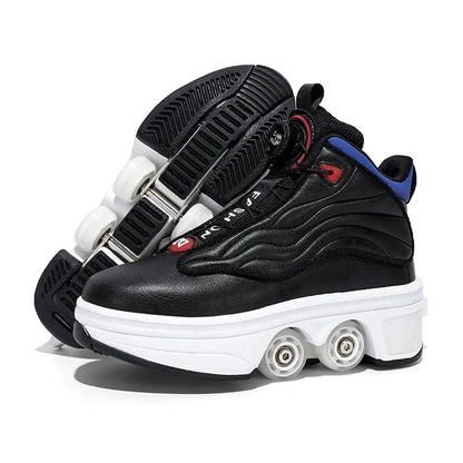 2-in-1 Rollschuhe