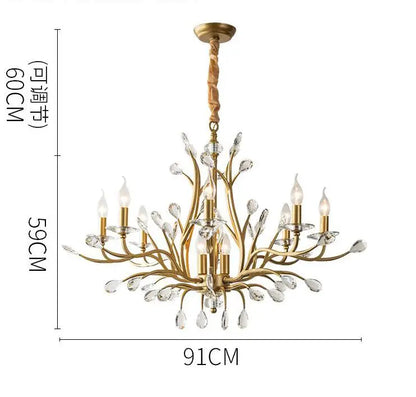 Kristall-Kronleuchter – nordisches Design