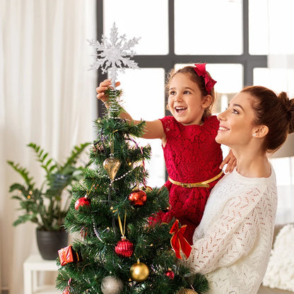 Weihnachtsbaum Spitze – Glitter Sterne