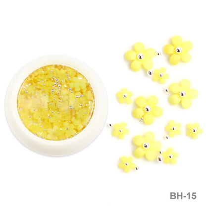 Acryl-Blumen Nail Art